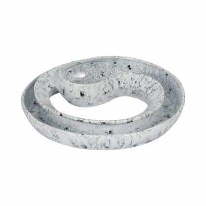 20" Karlin Marbled Ceramic Bowl