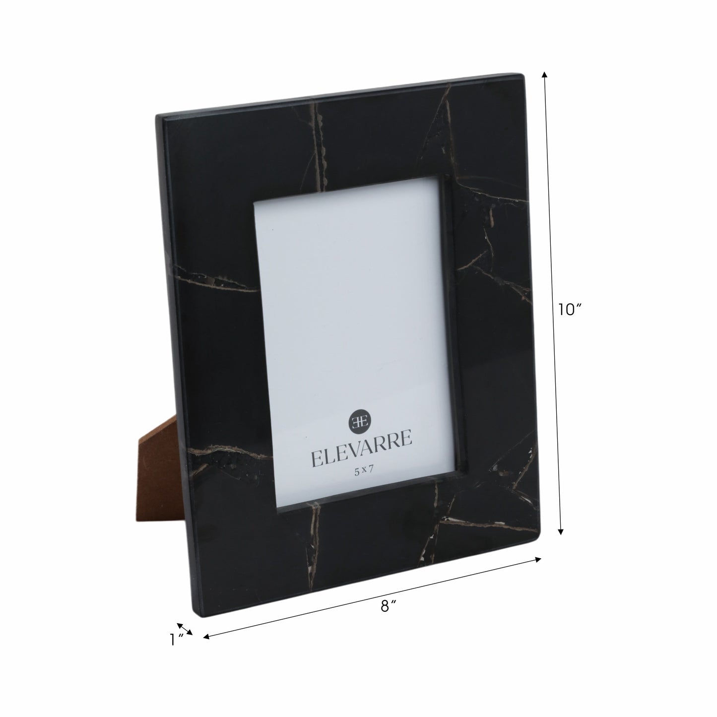 5x7 Edina Black Quartz Photo Frame