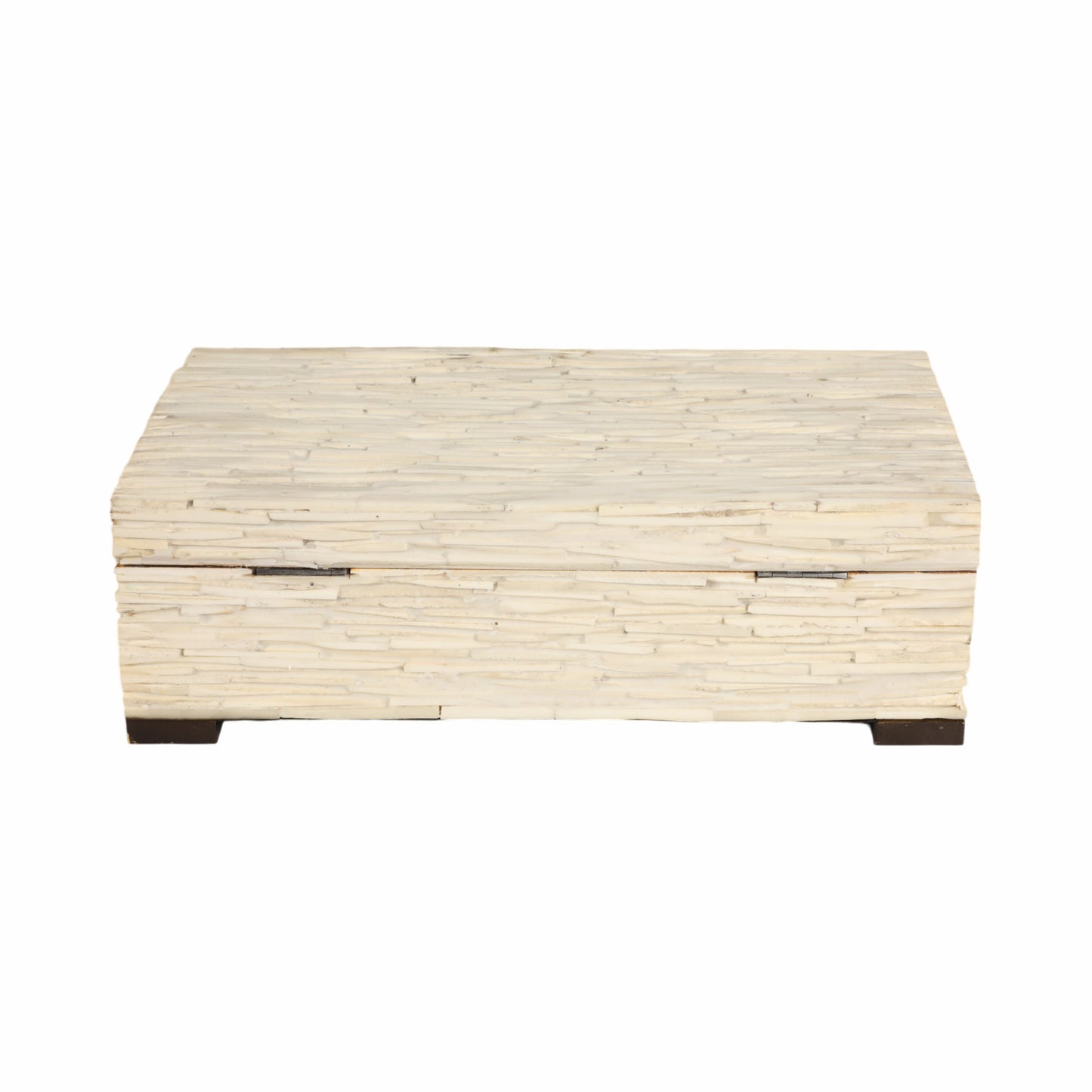 S/2 14/16" Hadwin Resin Cream Boxes