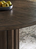 Darimore Round Dining Room Set with 4 Arm chaies