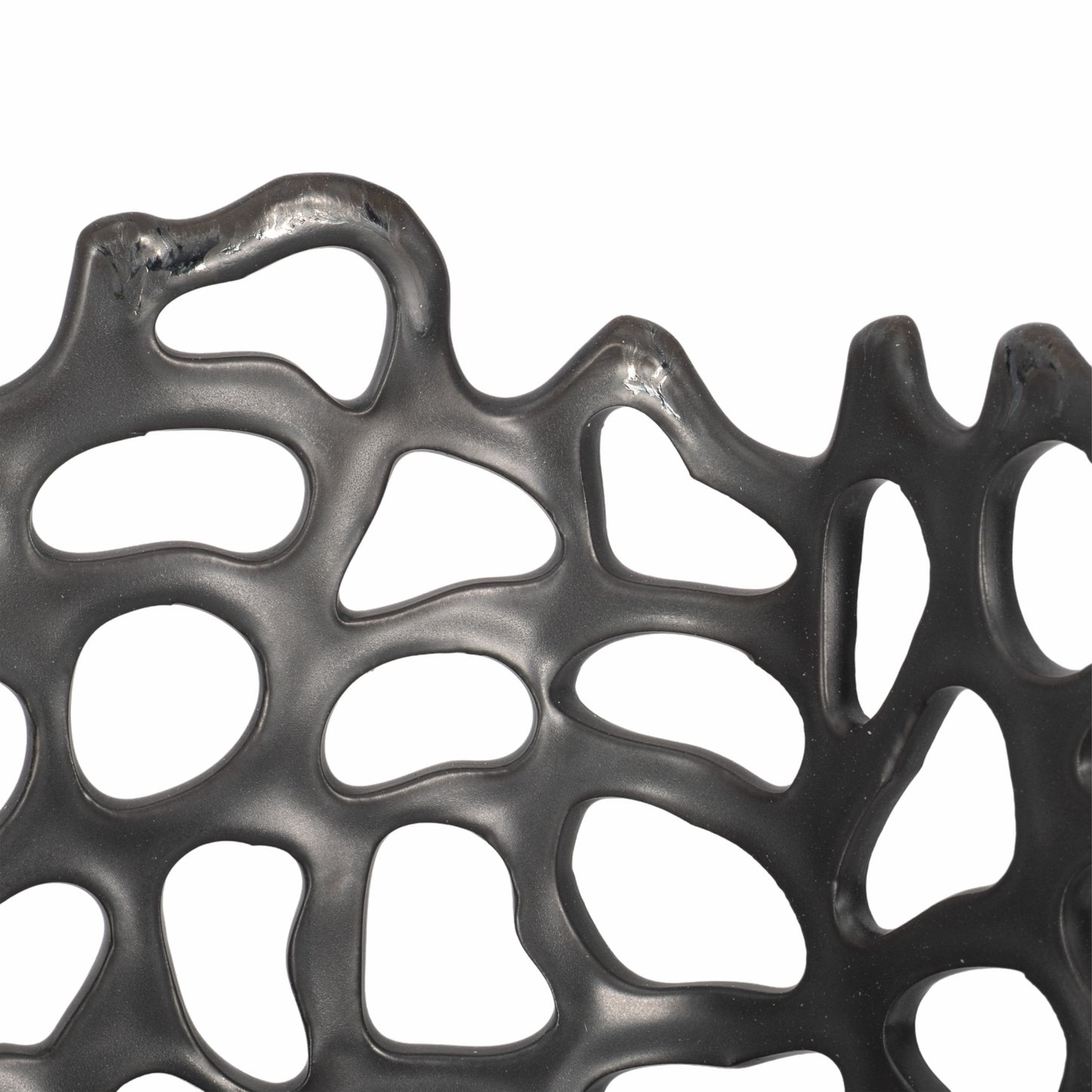 S/2 10/13" Steffi Black Ceramic Bowls