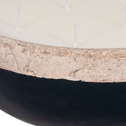 12" 57 Oz Spiced Cranberry Bowl Candle, Dark Blue