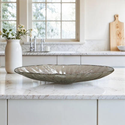 19" Salerno Small Itlalian Art Glass Tray