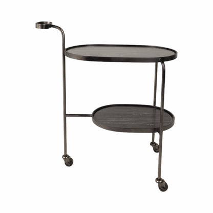 33" Francois Marble Bar Cart