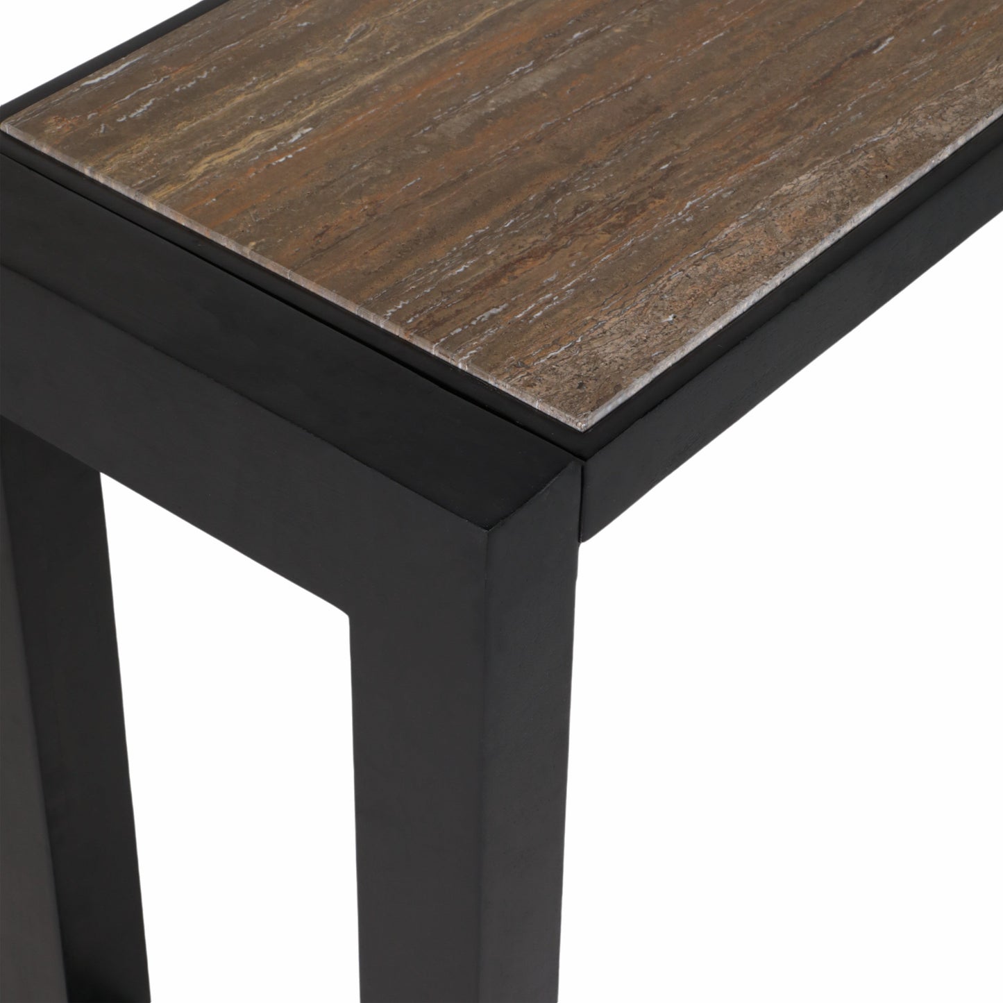 54" Wenston Acacia Wood Console, Brown