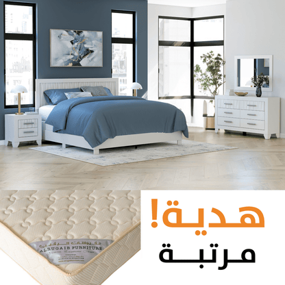 Druchalla King Panel Bedroom Free Matres