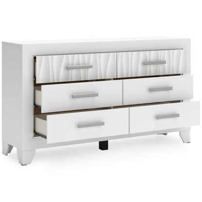 Druchalla Six Drawer Dresser and Mirror