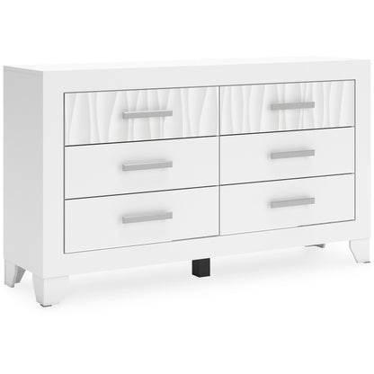 Druchalla Six Drawer Dresser and Mirror