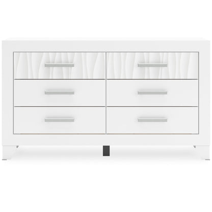 Druchalla Six Drawer Dresser and Mirror