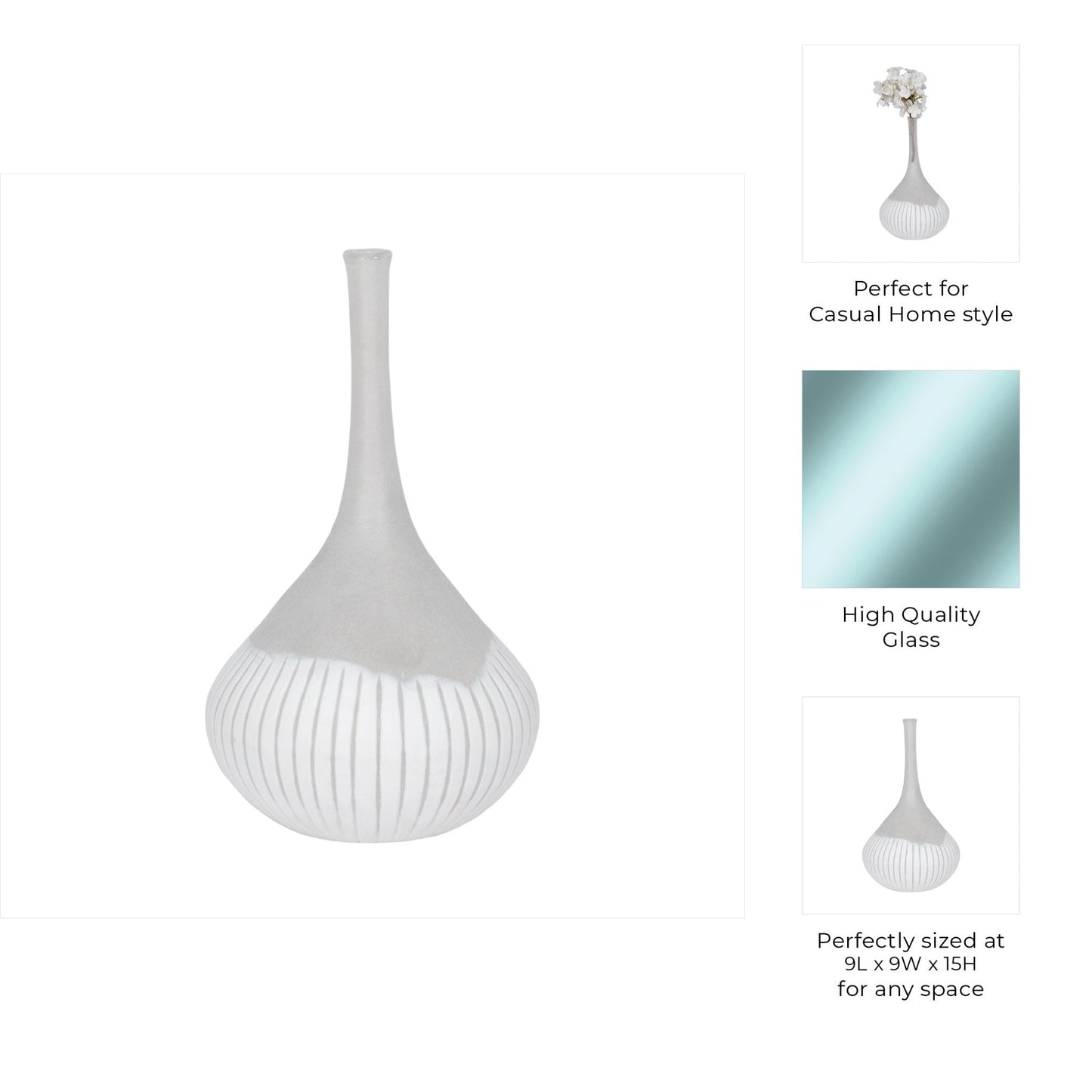 DULCET GLASS BOTTLE |EV19640-03