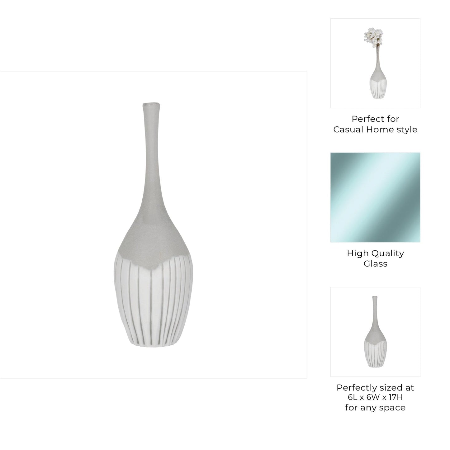 DULCET GLASS BOTTLE |EV19640-03