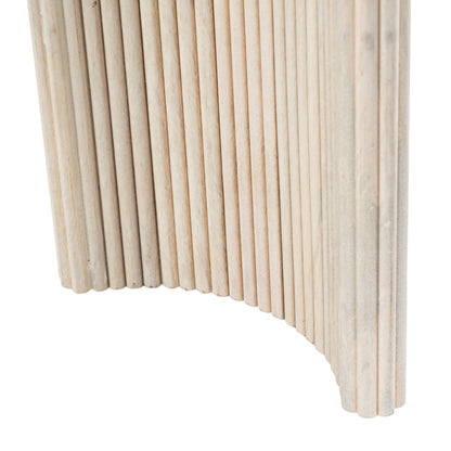 EV21206-03 |60"catalina Travertine&fluted Wood Console Tble/kd