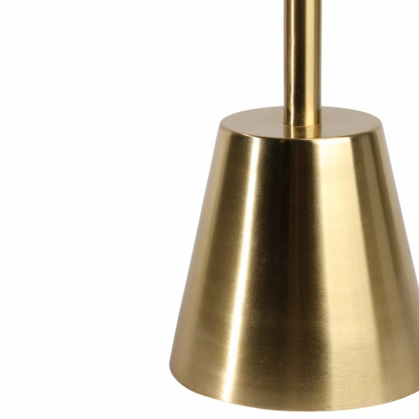 Golden stone accent Table