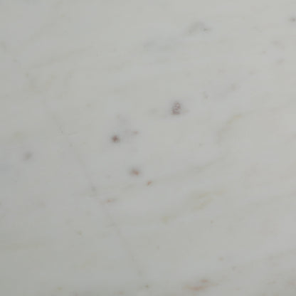 20" Aleena Wood And Marble Accent Table, Brwn