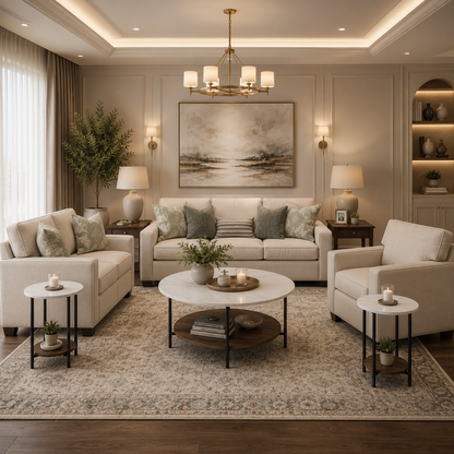 Ashley Homestore | Padova Sofa Set with Free Wrenwich Occasional Table Set (3/CN)