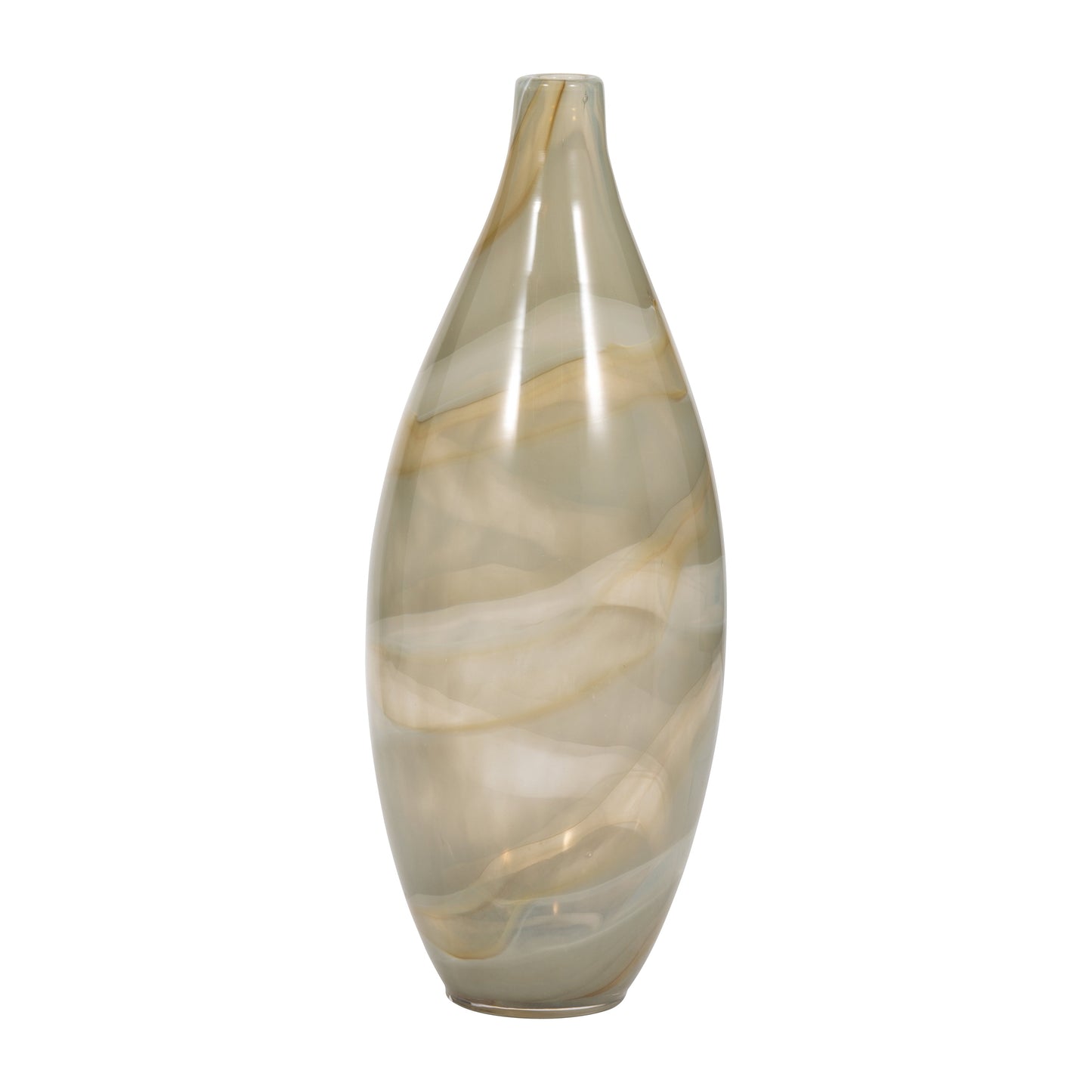 EV19449 |16" Charu Large Green Vase