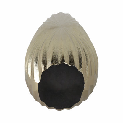 METAL, 16" BURST VASE, CHAMPAGNE