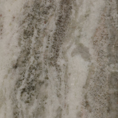 22" ROMMI SMALL MARBLE TABLE, WHITE