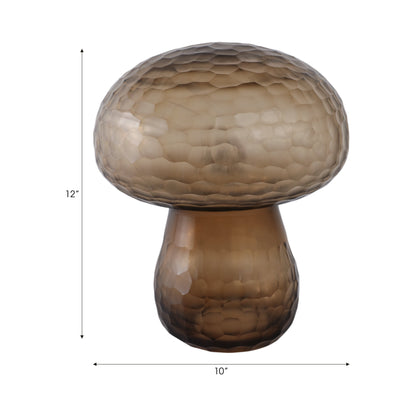 12" Limoge Small Glass Mushroom