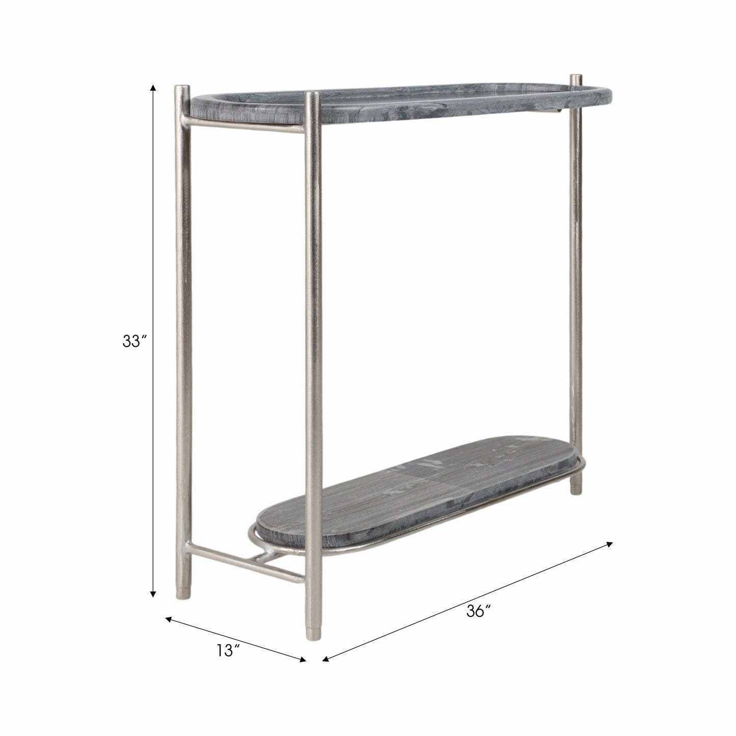 36" Francois Marble Console Table