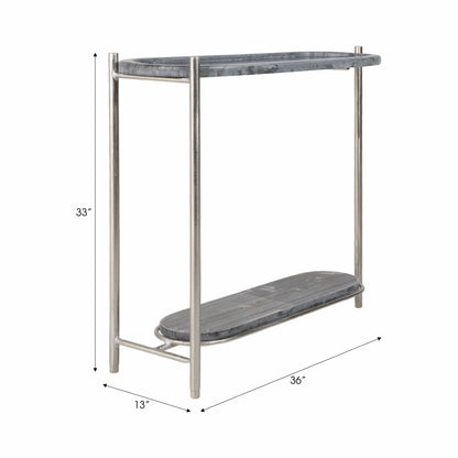 36" Francois Marble Console Table