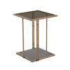 Emma Brown Ash & Glass Side Table