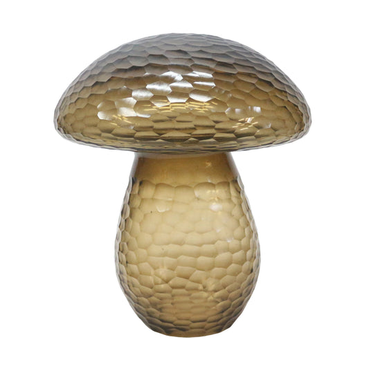 14" Limoge Large Glass Mushroom