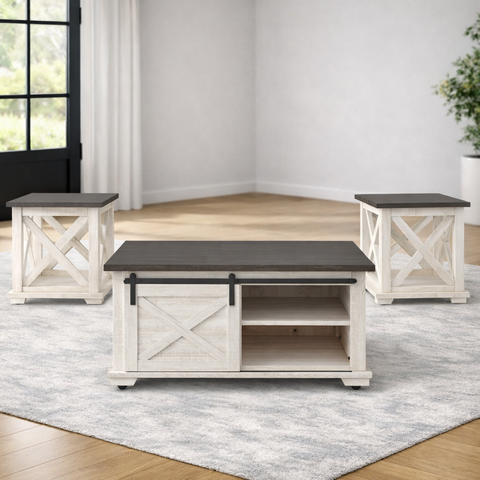 Occasional Table Set ( Rectangular Cocktail Table)