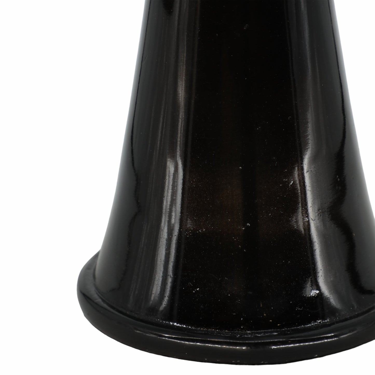 43" Ember Large Black Glass Candle Hurricane