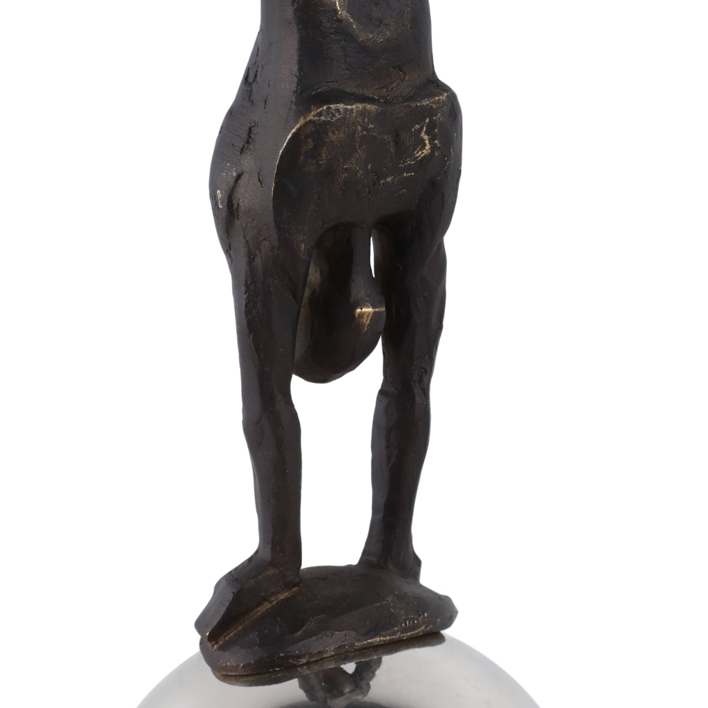 23" Augustolo Statuary With Steel Sphere