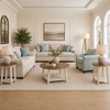 Monumental Sofa Set with Free OCCASIONAL TABLE SET (3/CN)