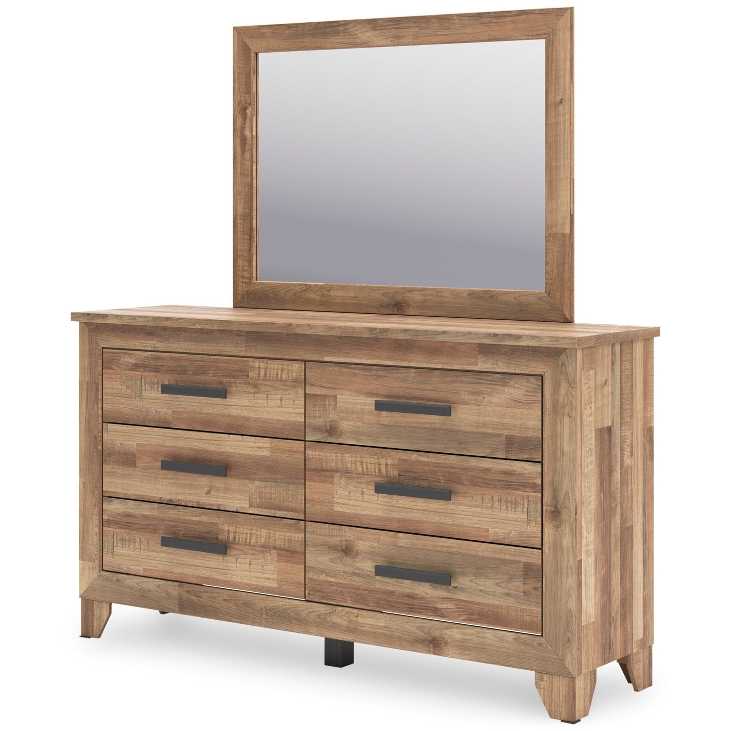 Finaria Six Drawer Dresser and Mirror