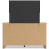 Finaria Six Drawer Dresser and Mirror