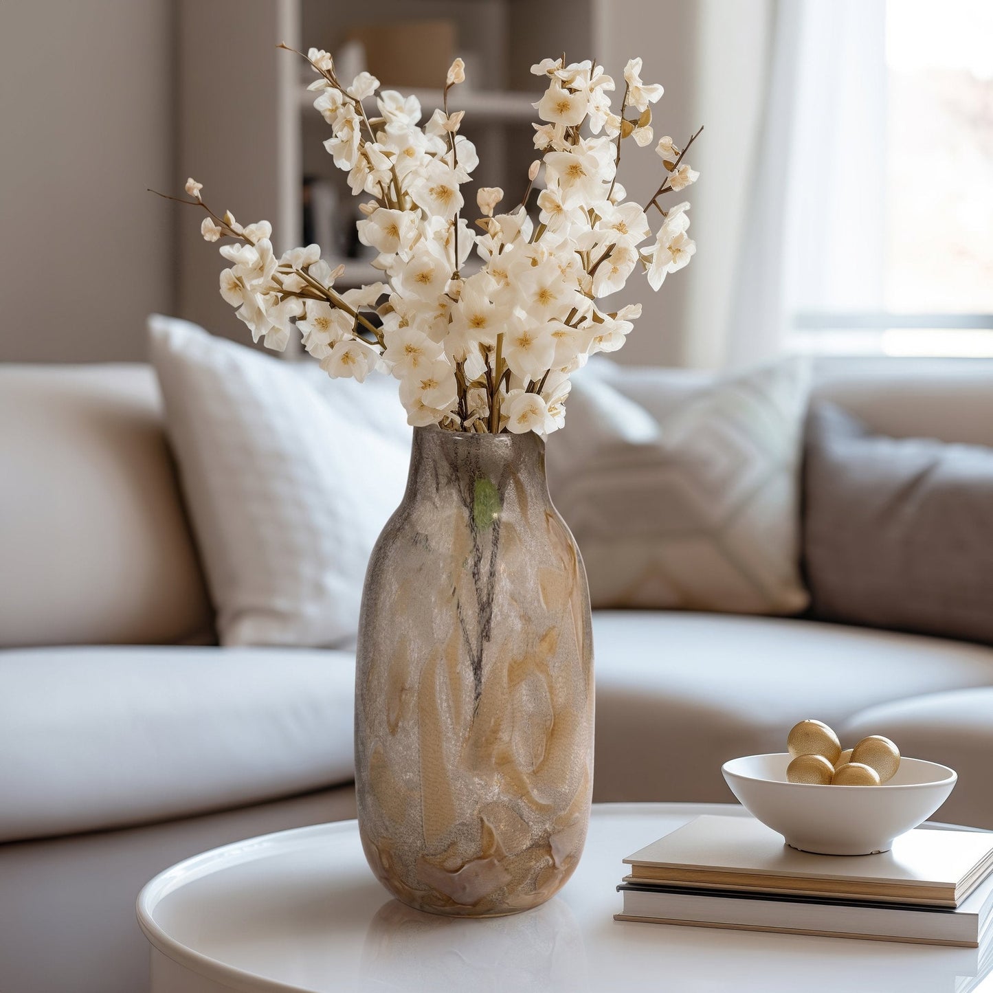 FOLEY NATURAL GLASS VASE |EV19709