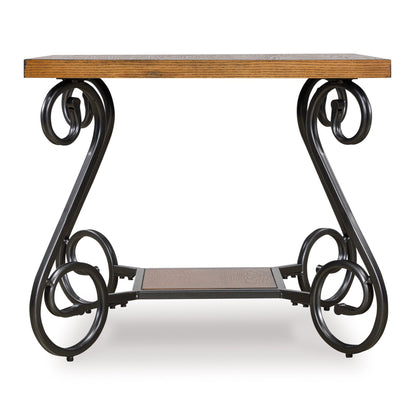 Ginger Mound Rectangular Cocktail Table Set