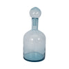 Glass Bottle With Stopper, Light Blue |20542-02