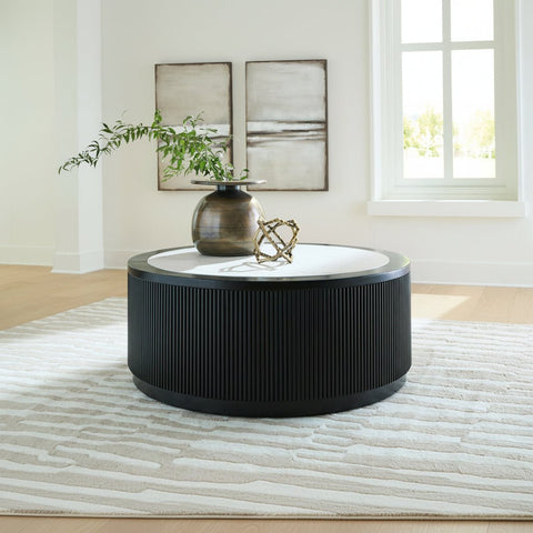 Grayman Round Cocktail Table