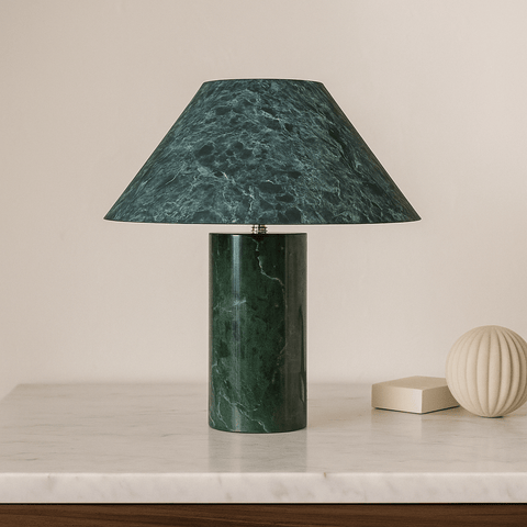 Marmo Green Marble Table Lamp