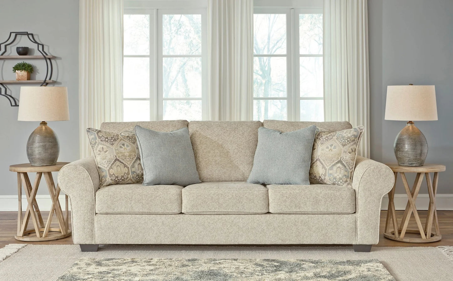 Haisley Sofa Set with FREE RUG