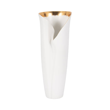 HOLLIS VASE, WHITE
