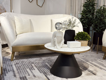 EV19752  18" MEIRA LEAF TOPPER GLASS BOTTLE( Sagebrook Home  )