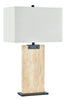 Jade Travertine Table Lamp