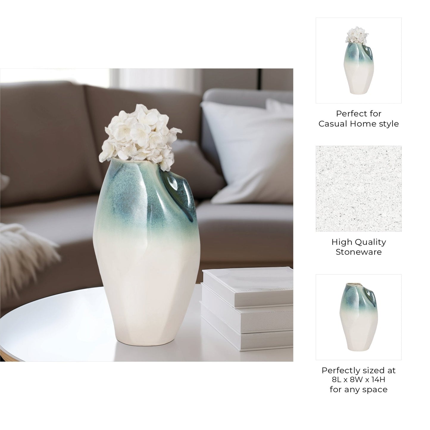 Jenelle Ceramic Vase |EV20514-02