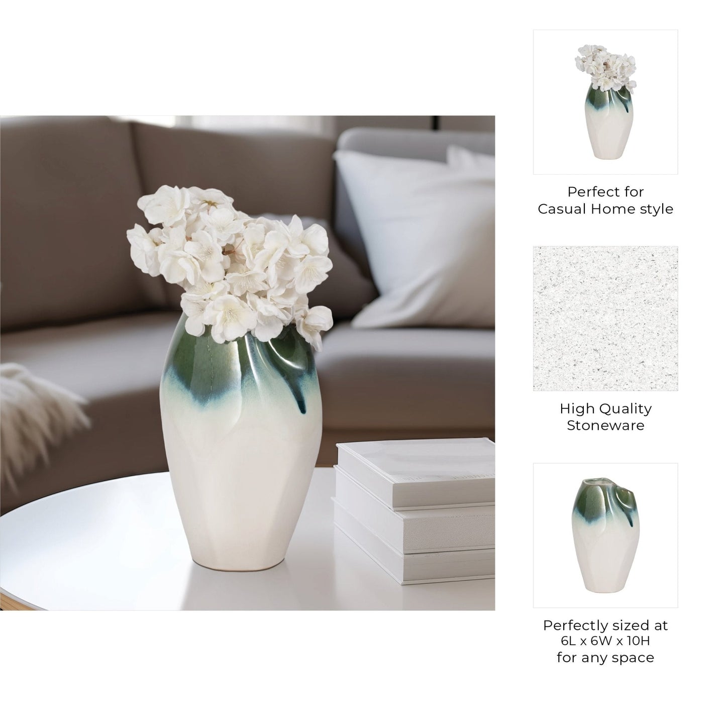 Jenelle Ceramic Vase |EV20514-02