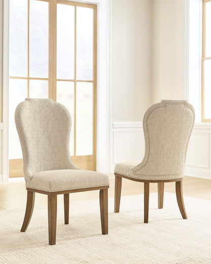 Jorlaina RECT Dining Table with 8 chairs