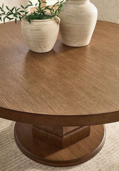 Jorlaina Round Dining Set without server
