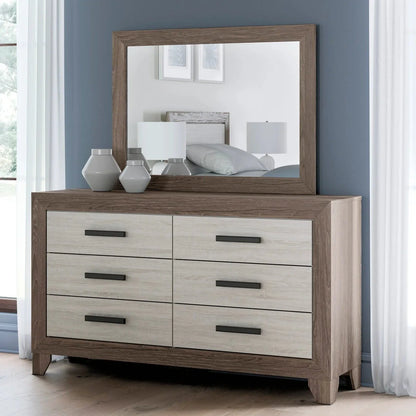 Laigmeyer Six Drawer Dresser and Mirror