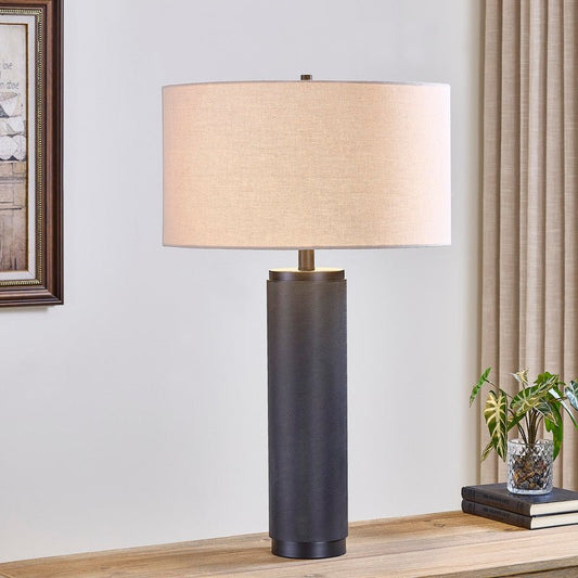30"H Matt Black Nostalgia Table Lamp