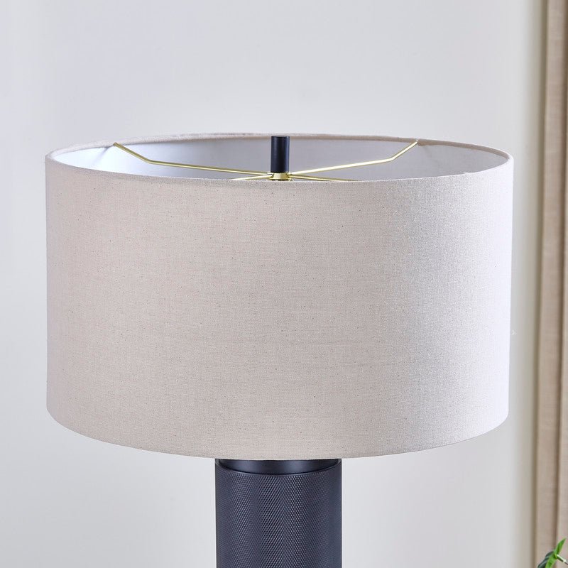 30"H Matt Black Nostalgia Table Lamp