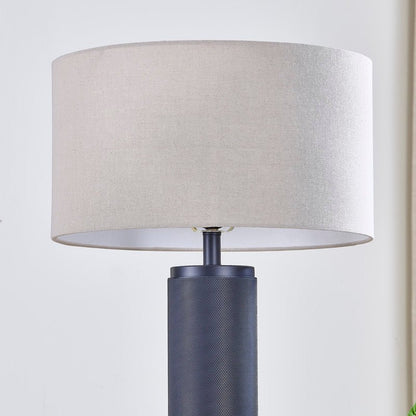 30"H Matt Black Nostalgia Table Lamp